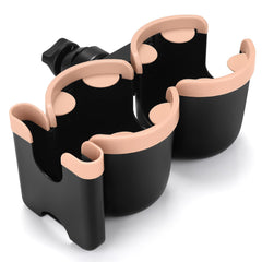 Accmor stroller cup holder with phone holder keeps drinks and calls within easy reach.
