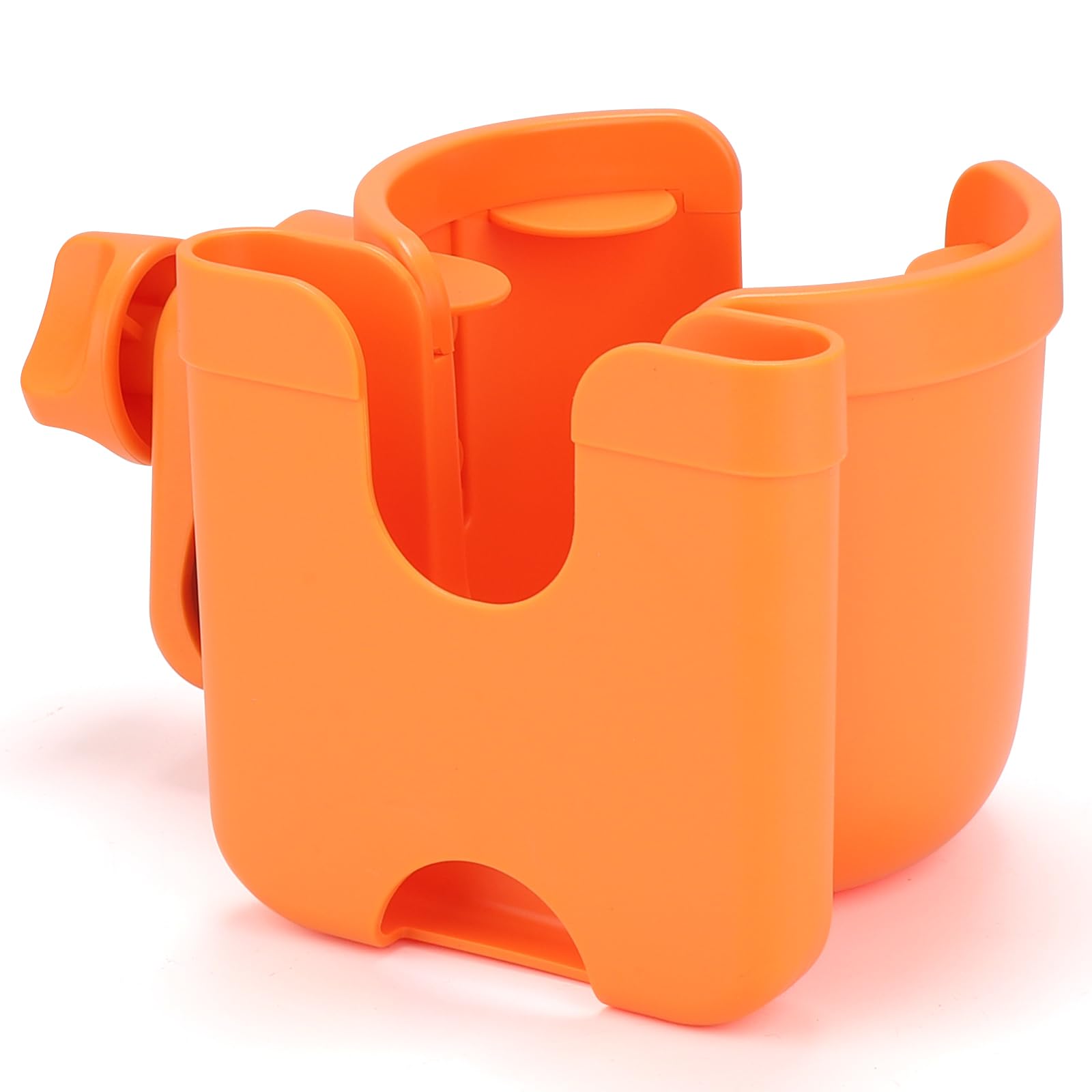 Accmor stroller cup holder with phone slot keeps drinks and phone accessible on the move
