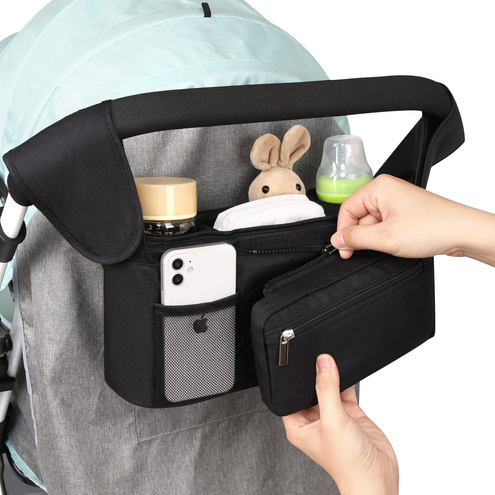 Accmor insulated cup holders keep bottles at the ideal temperature.