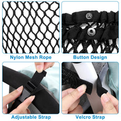 Mesh design on the Accmor organizer showing visible pockets for easy checks.