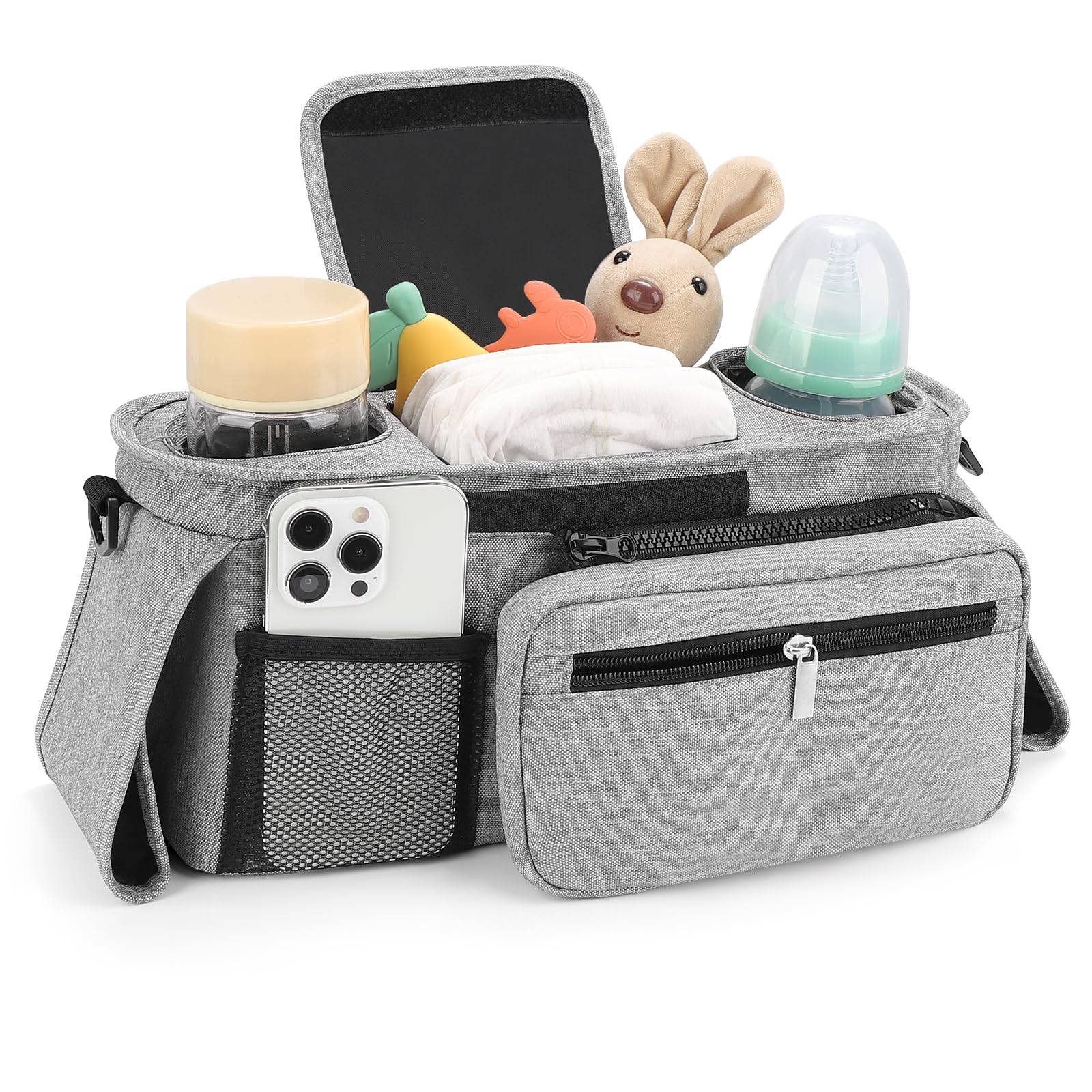 Accmor stroller organizer with adjustable shoulder strap fits many models