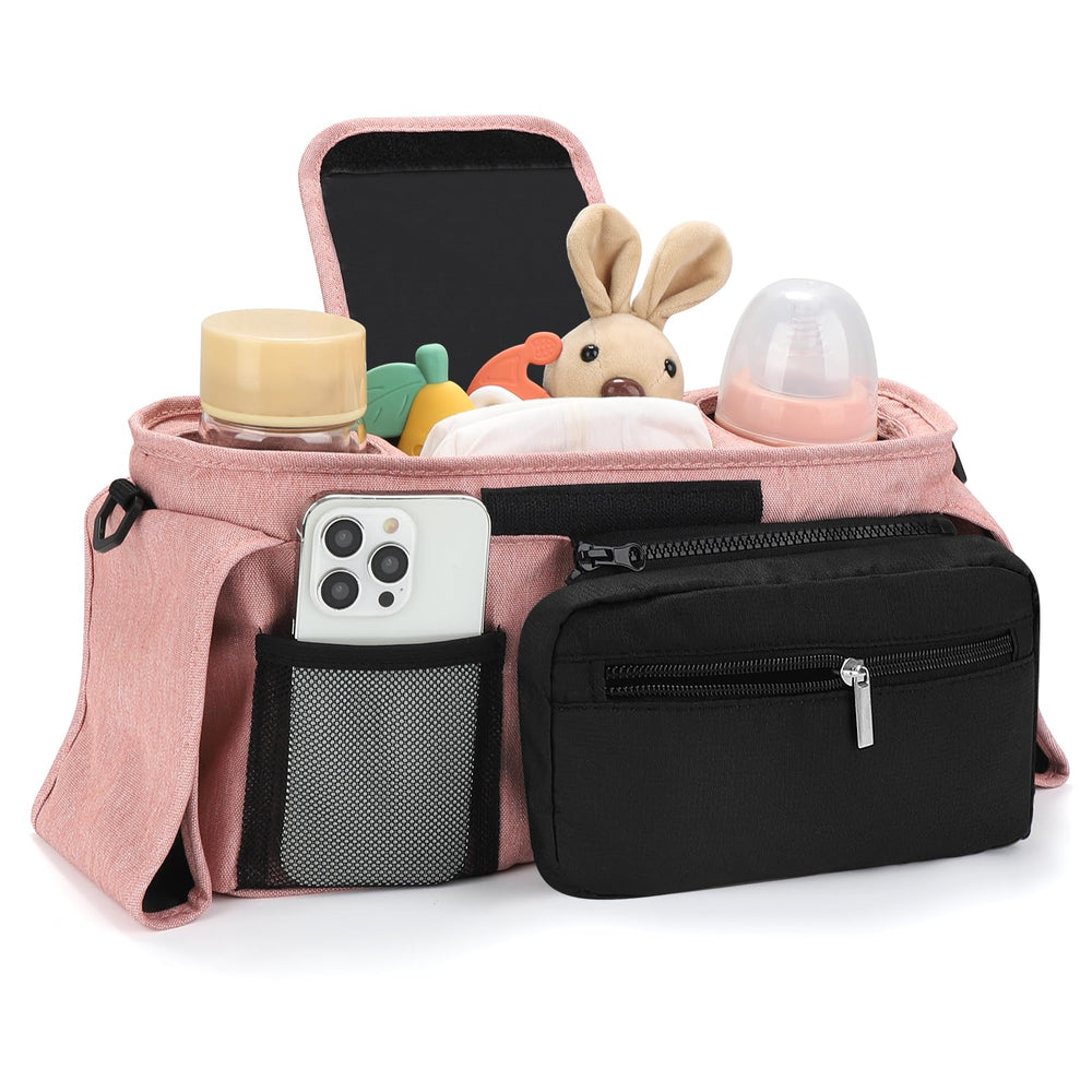 Accmor organizer with shoulder strap for easy carry and storage.