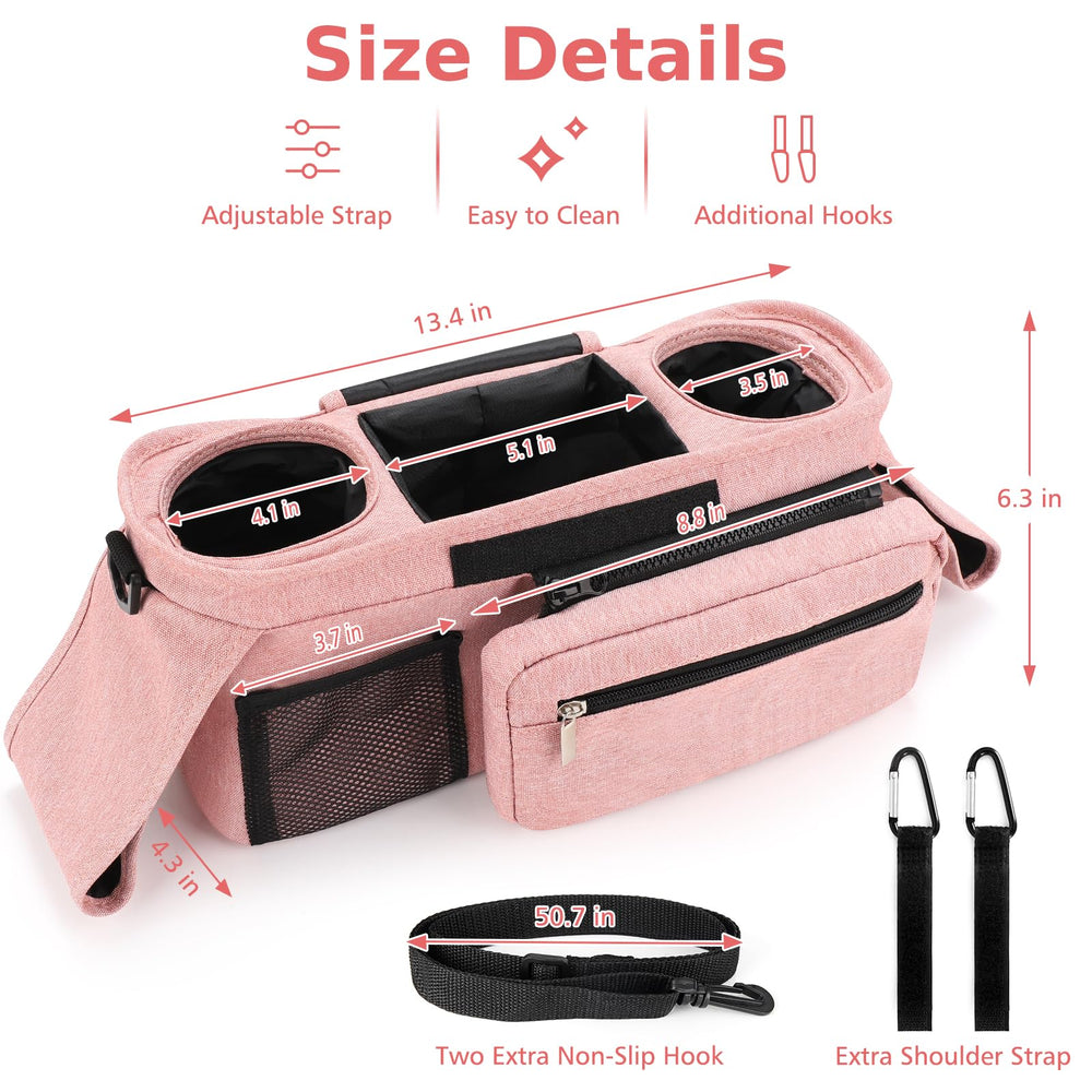 Accmor compact carrying solution with strap for outings.