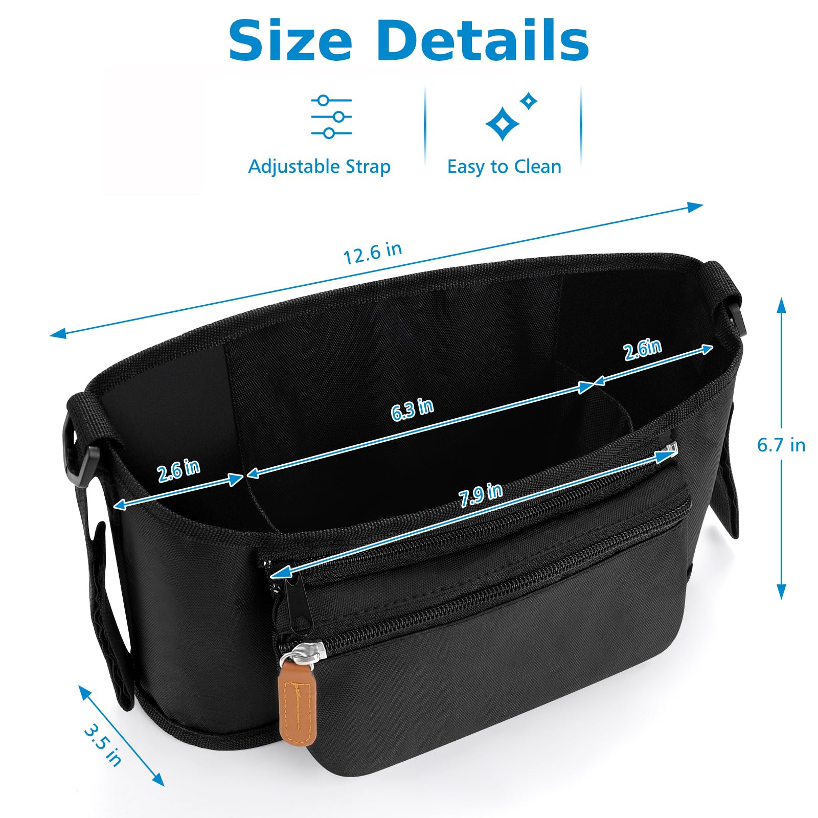 Accmor universal compatibility fits Uppababy, Nuna, Doona, Britax and more.