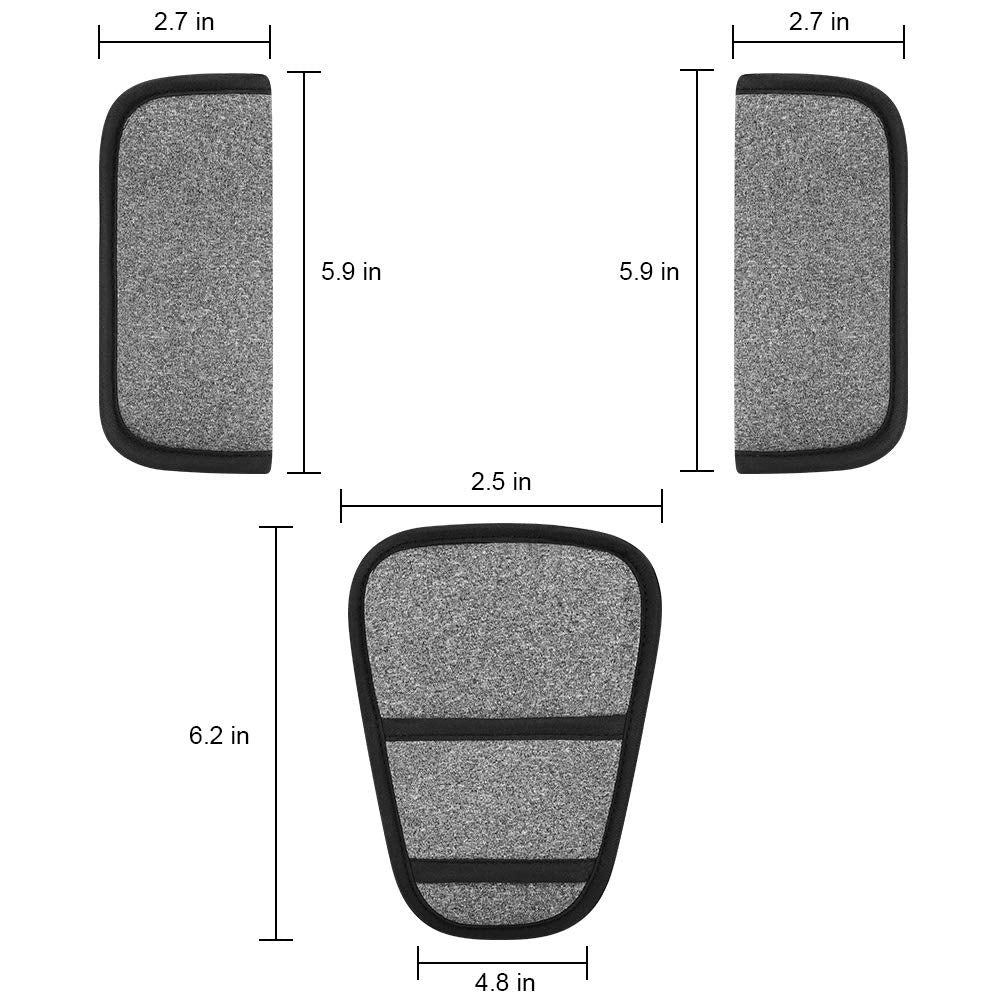 Accmor stroller pads enhance comfort on long trips.