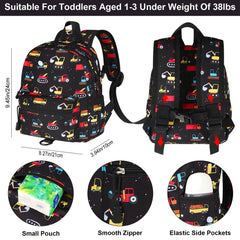 Accmor toddler backpack harness side view showing compact design.