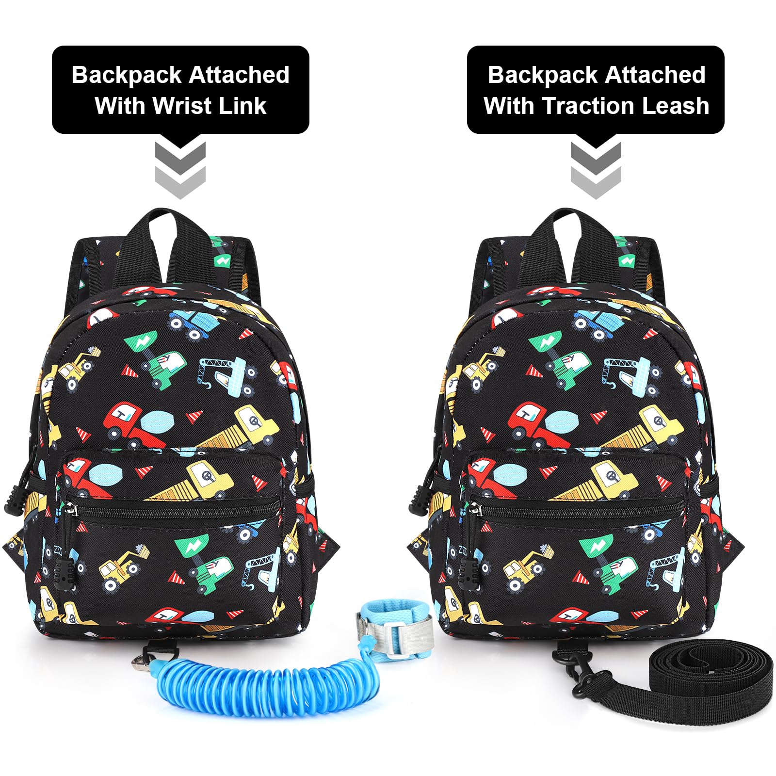 Adjustable shoulder straps ensure a comfortable, growing fit on toddlers.