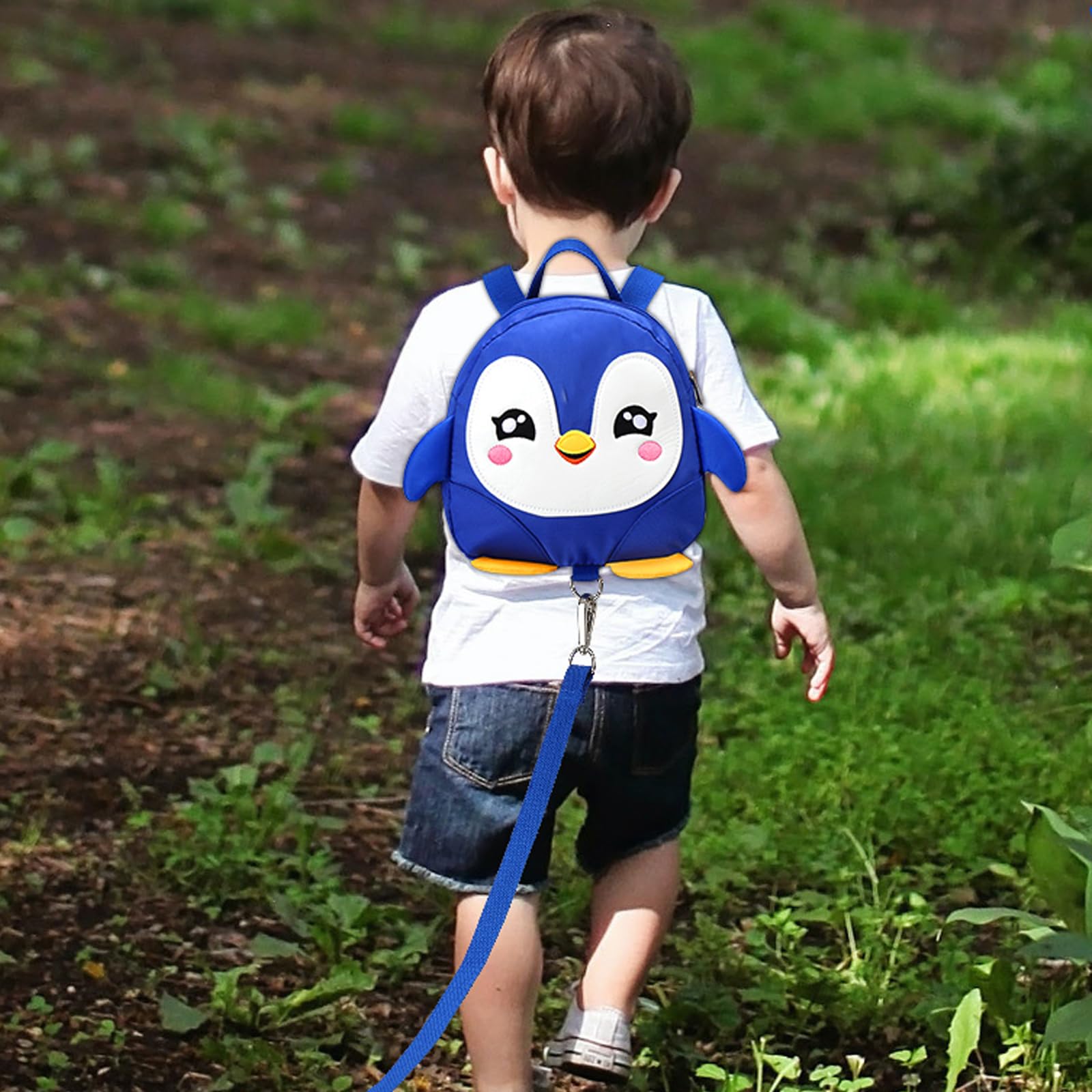 Accmor penguin backpack interior stores essentials during trips.