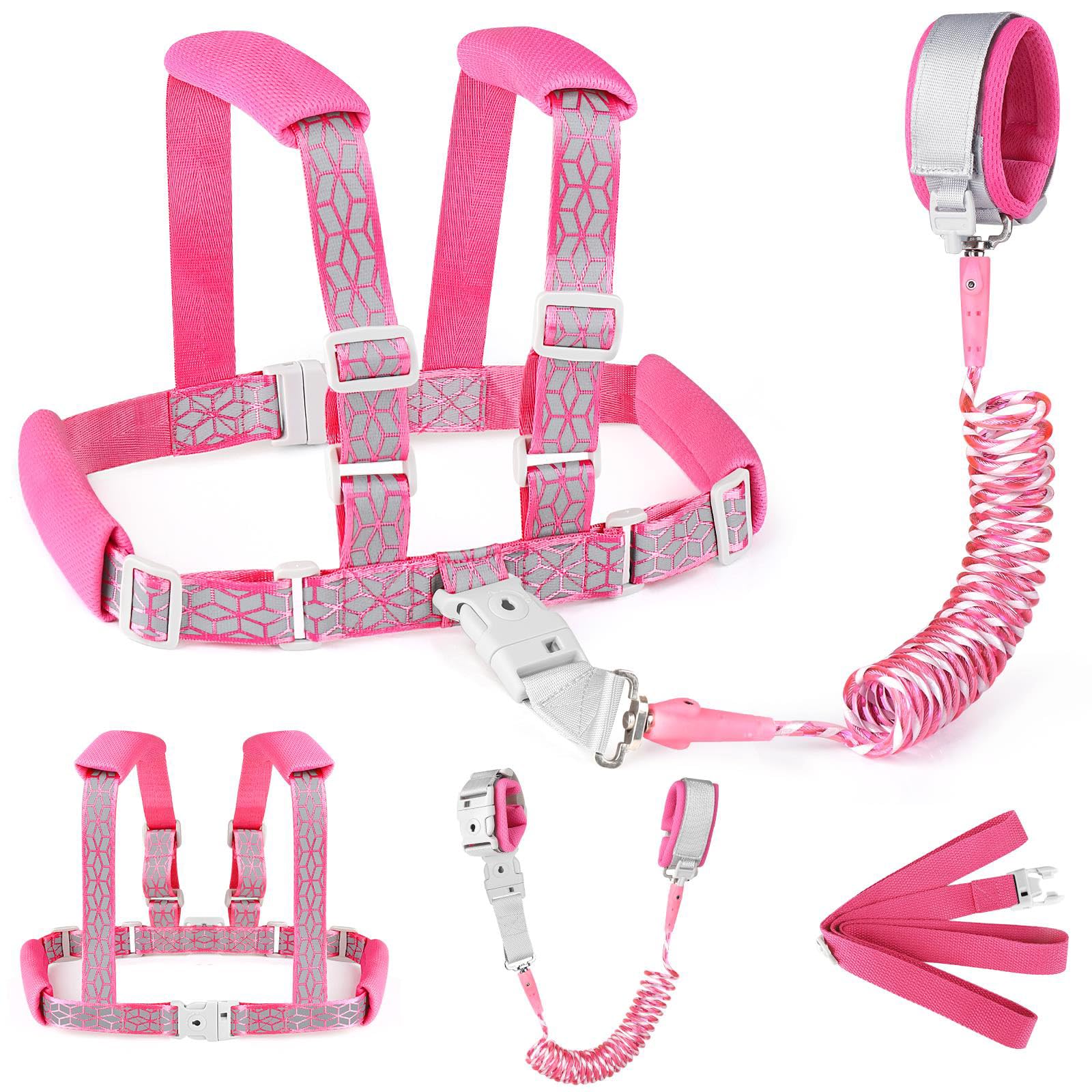 Accmor toddler harness leash shows adjustable shoulder straps for secure, comfortable wear.