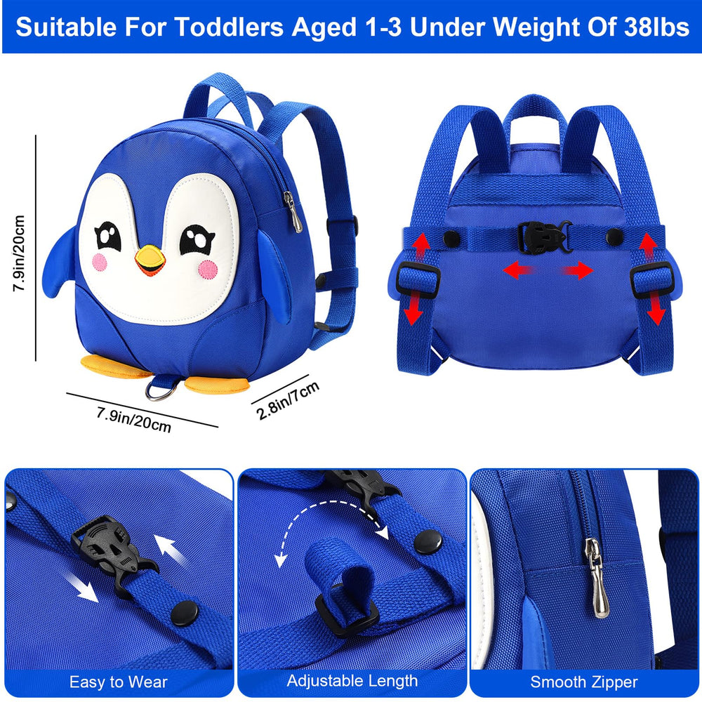 Accmor toddler harness with leash for secure walking during crowded visits.