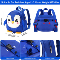 Accmor toddler harness with leash for secure walking during crowded visits.