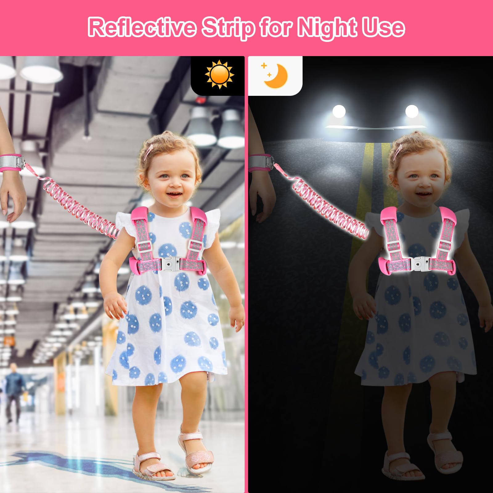 Accmor harness suitable for zoo, park, airport outings.