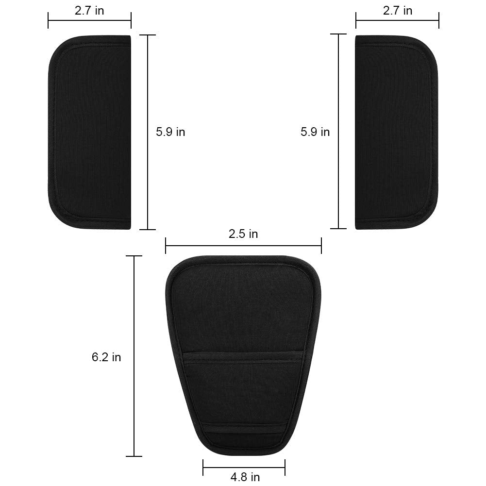 Accmor top shoulder padding adds extra comfort for long rides.