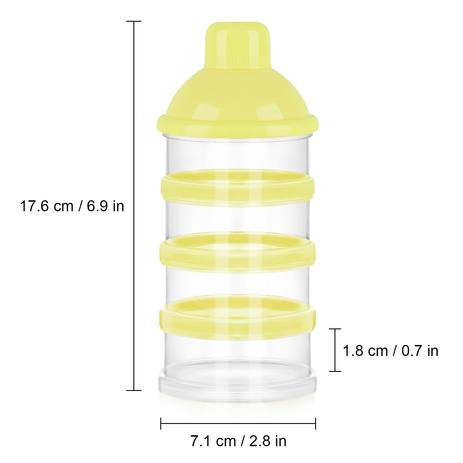 Accmor travel-friendly formula container for organized outings and feed times.