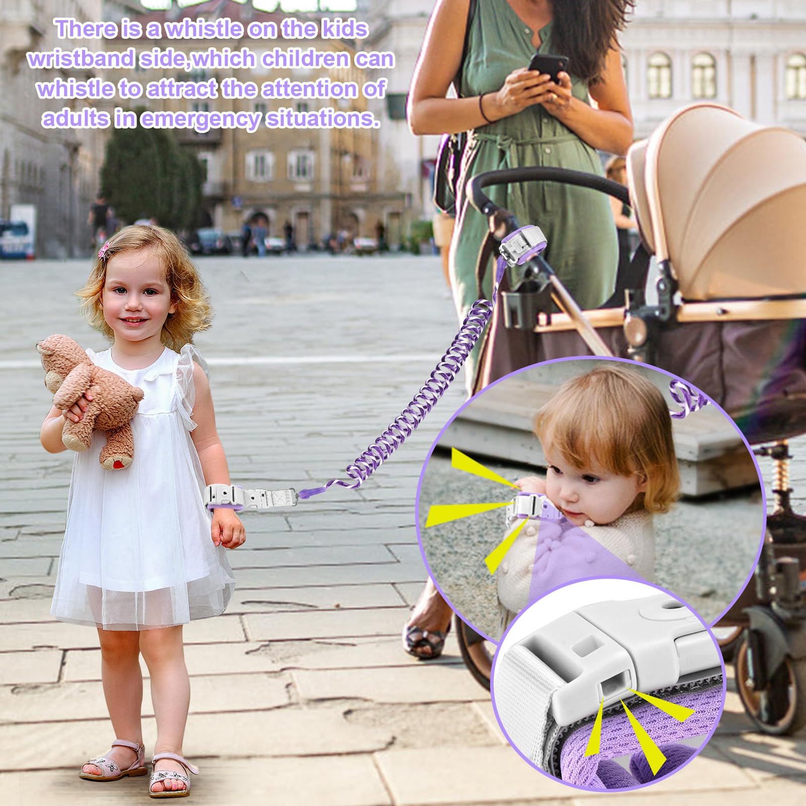 Accmor travel-friendly harness for crowded venues and travel days.