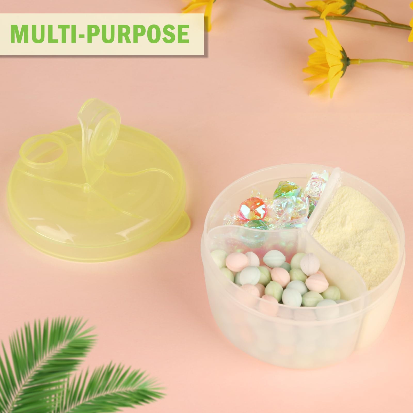 Accmor travel-size container fits bags for on-the-go feeding.