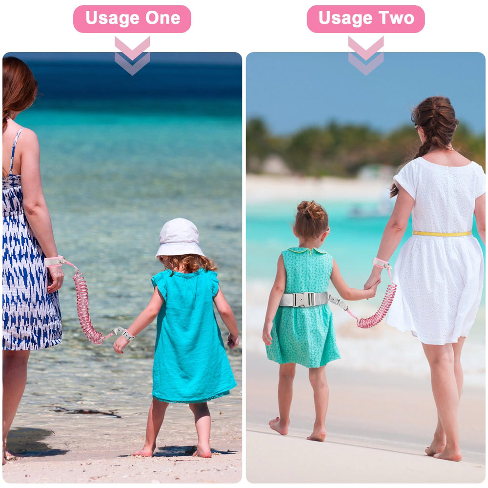 Accmor two-usage system lets you wear the belt or connect the wrist link.