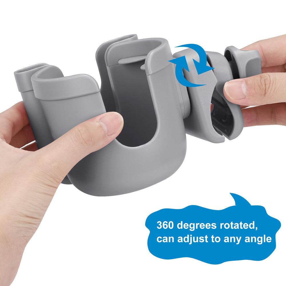Accmor universal compatibility fits strollers, bikes, wheelchairs, and more.