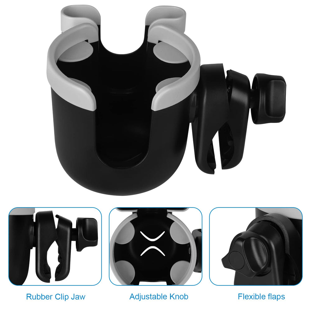 Accmor universal compatibility fits stroller and bike handles for flexible use