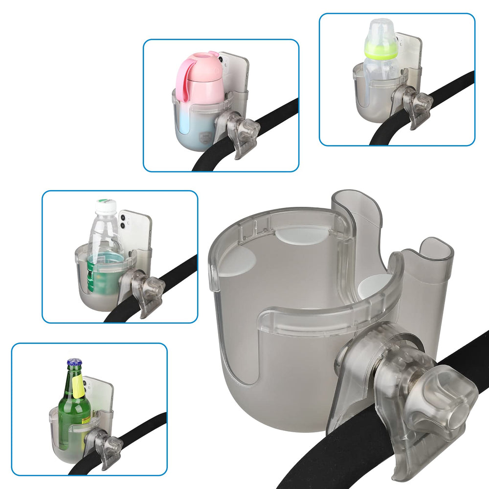 Accmor universal compatibility supports strollers, bikes, and wheelchairs.