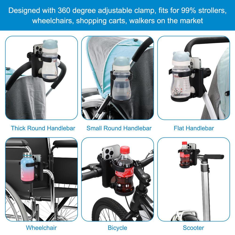 Accmor universal compatibility on walkers and wheelchairs for convenient access
