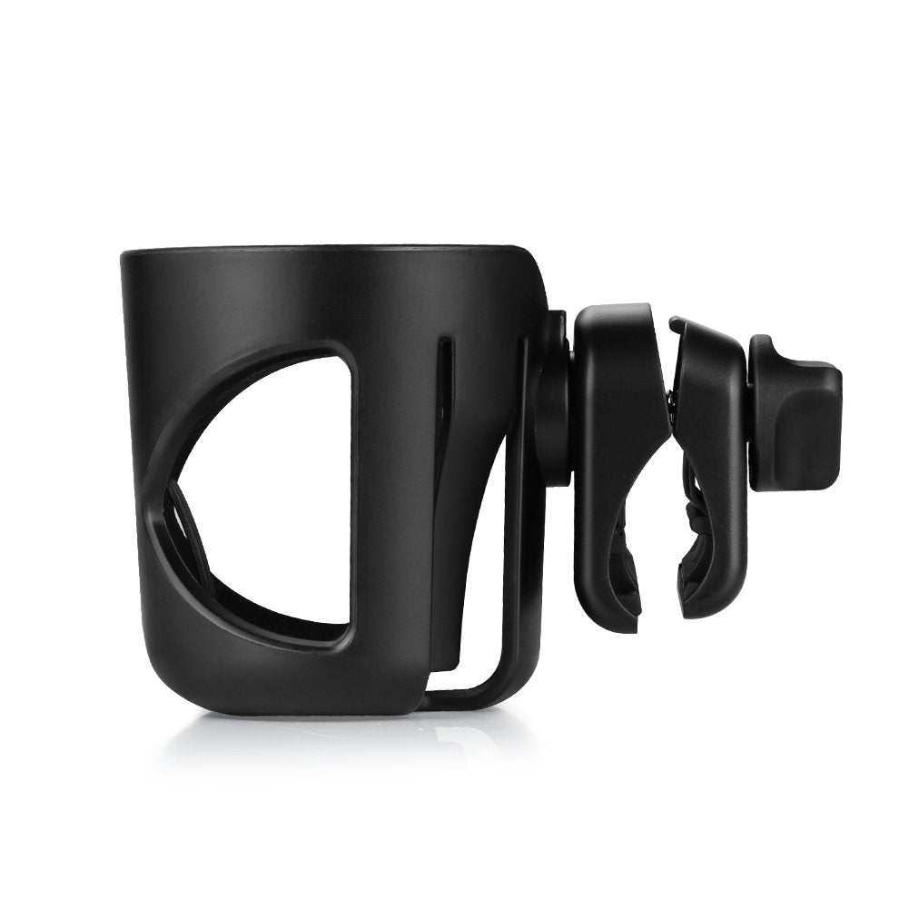 Accmor cup holder rotates 360 degrees for flexible bottle positioning.