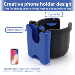 Accmor universal cup holder rotates 360 degrees for flexible mounting