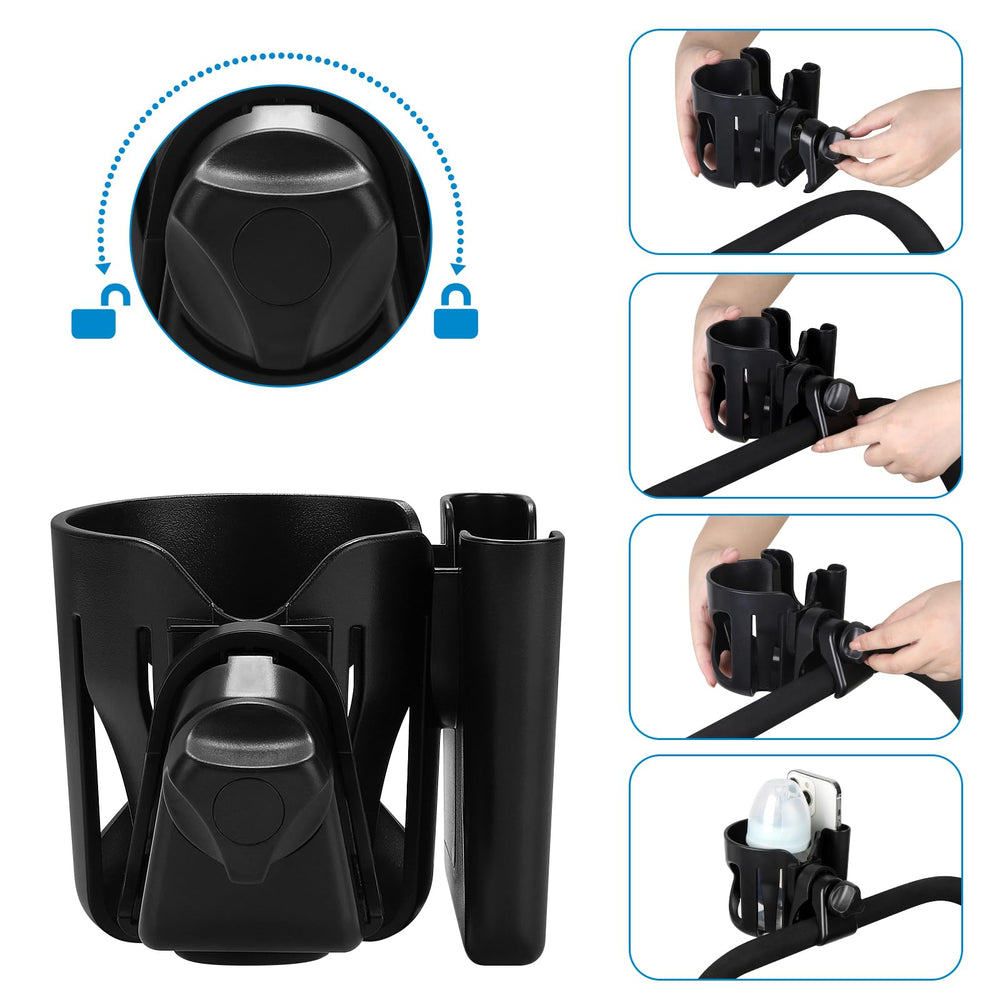 Accmor bottle springs hold drinks securely to prevent spills.