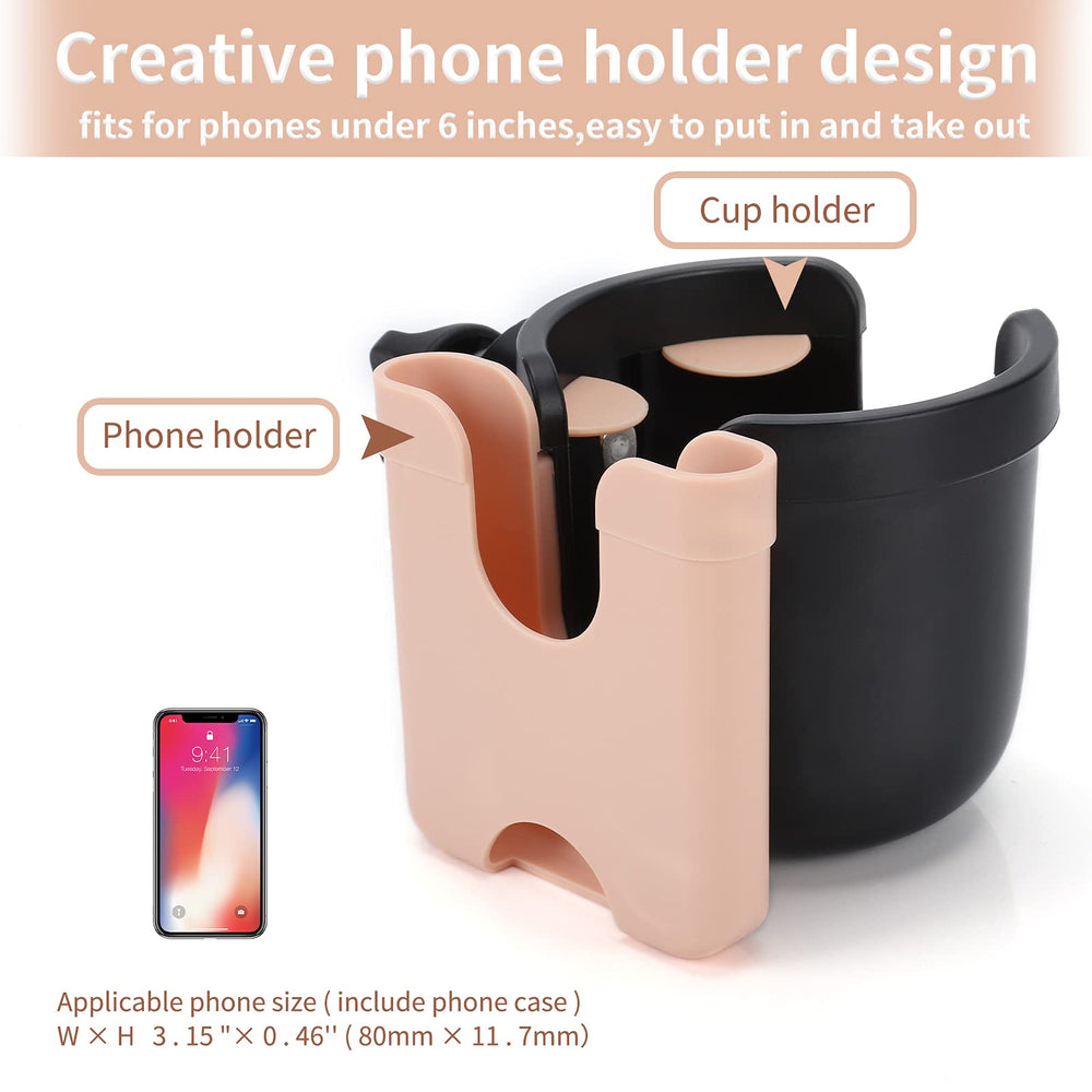 Accmor universal cup holder fits strollers, bikes, walkers, and wheelchairs