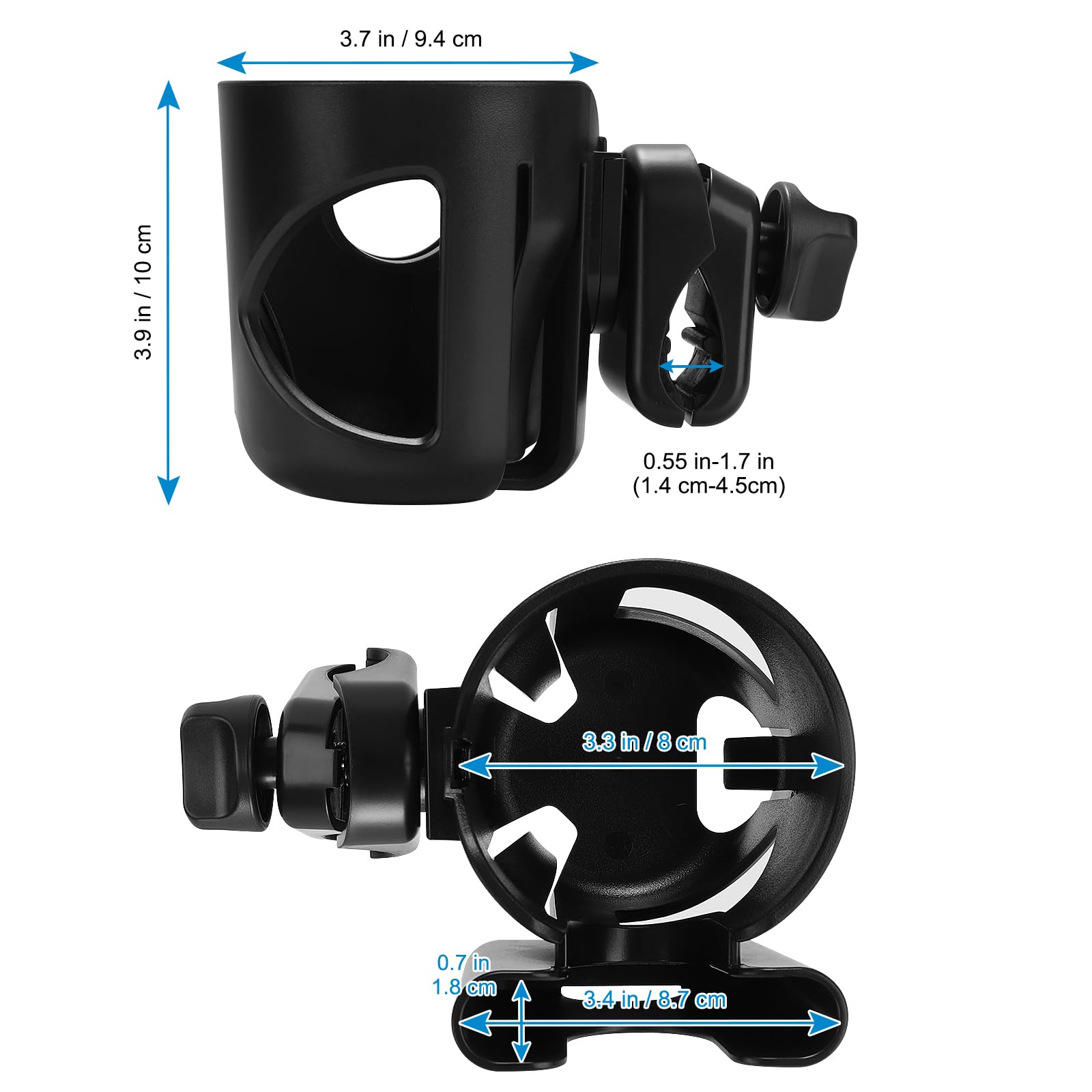 Accmor compatible with treadmills and shopping carts for on-the-go use.