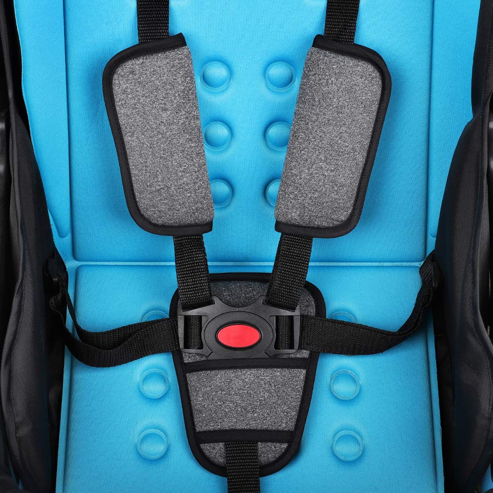 Accmor universal-fit seat belt covers fit most car seats and strollers.