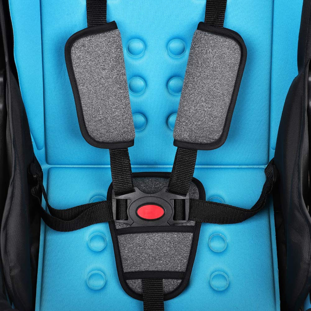 Accmor universal-fit seat belt covers fit most car seats and strollers.