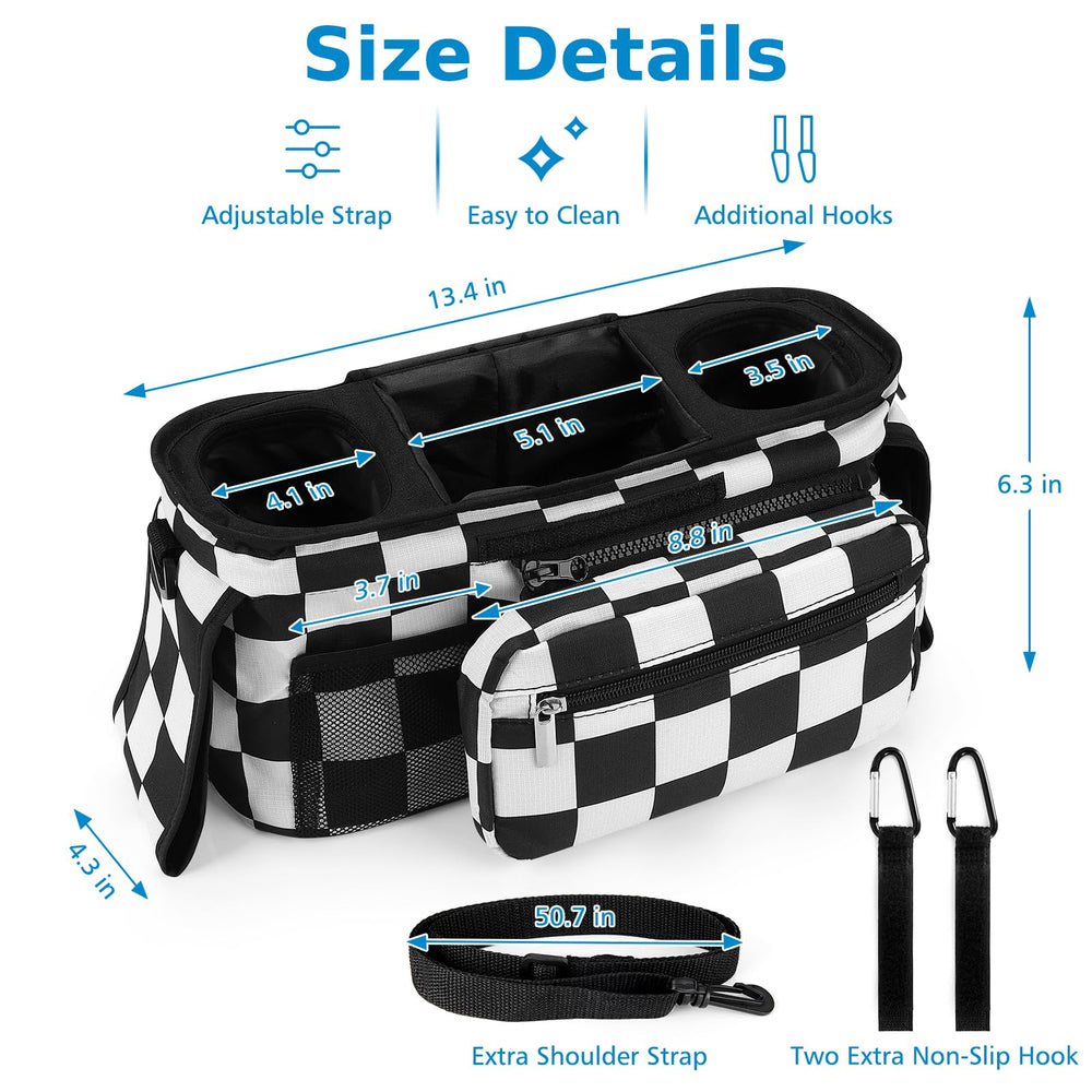 Accmor universal stroller organizer portable carry strap for quick trips