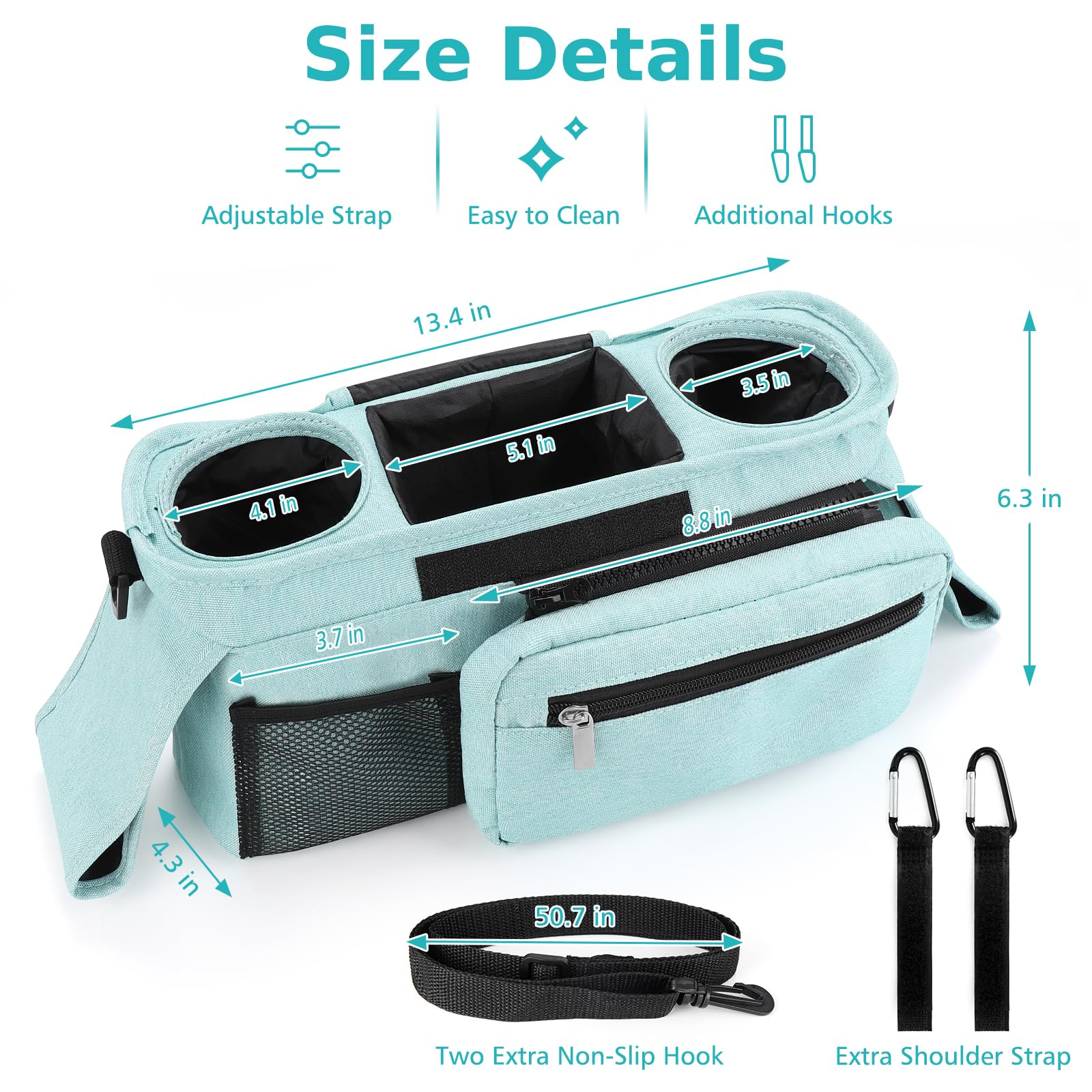 Accmor compatibility with Uppababy, Britax, and other popular strollers for versatile use
