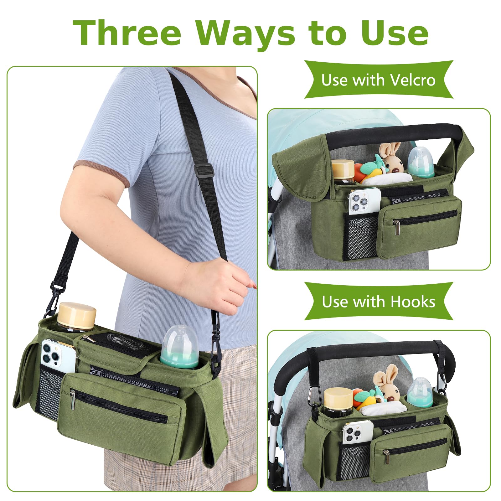 Detachable wristband pocket by Accmor provides flexible access.