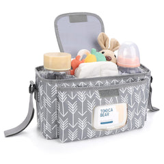 Accmor organizer front wipes pocket allows quick access to wipes on the go.