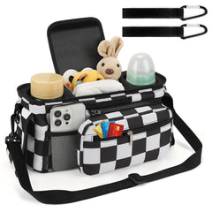 Accmor universal stroller organizer insulated cup holder on the right for easy reach