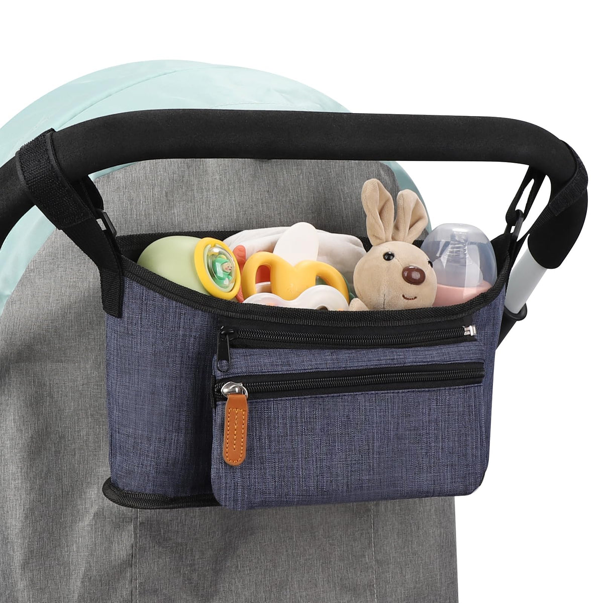 Accmor universal stroller organizer main compartment for easy item access