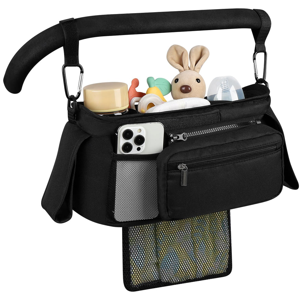 Accmor shoulder strap option enables easy carrying when not pushing a stroller