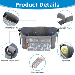 Accmor zipper pocket holds phone and valuables securely