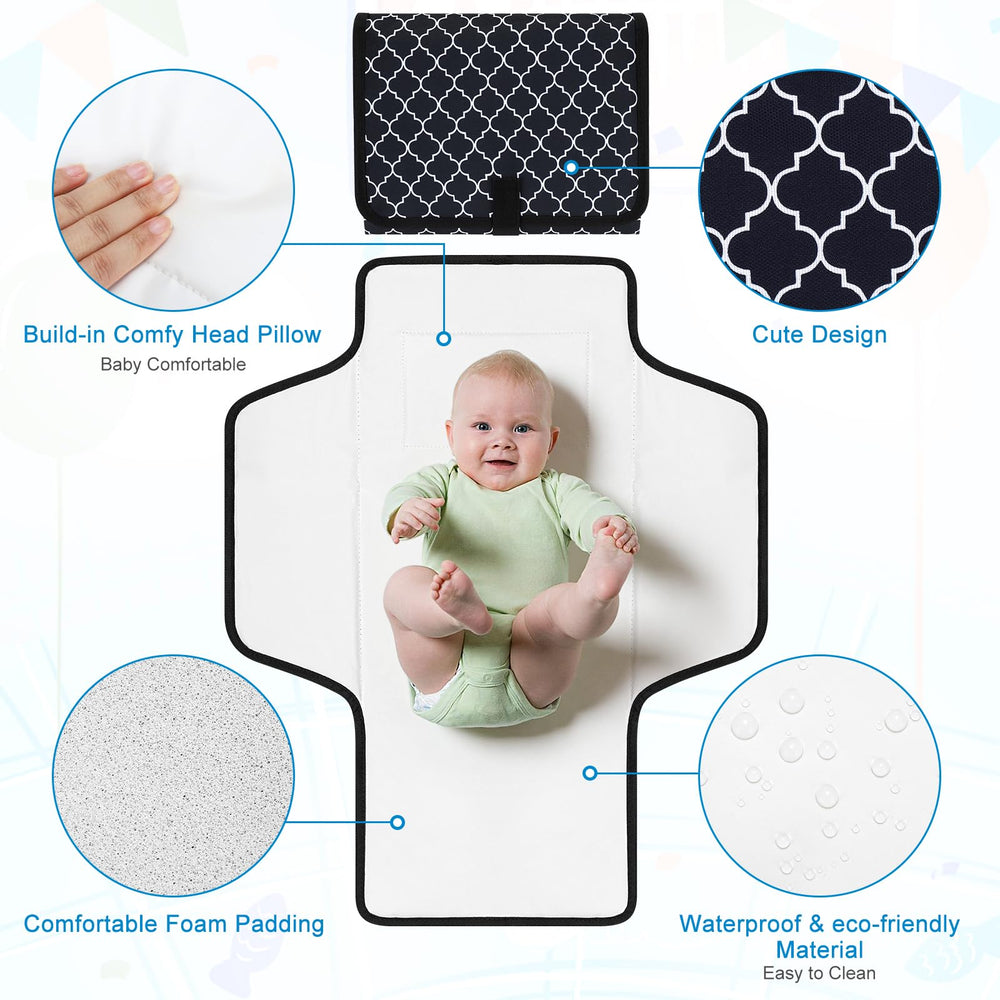 Accmor waterproof baby changing mat that resists leaks and cleans easily.