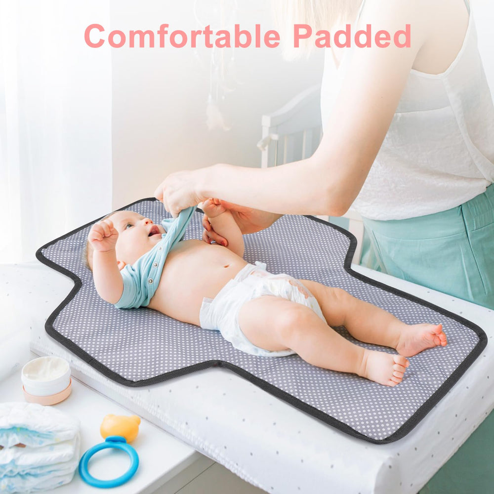 Accmor waterproof changing pad stays skin-friendly and easy to wipe clean.