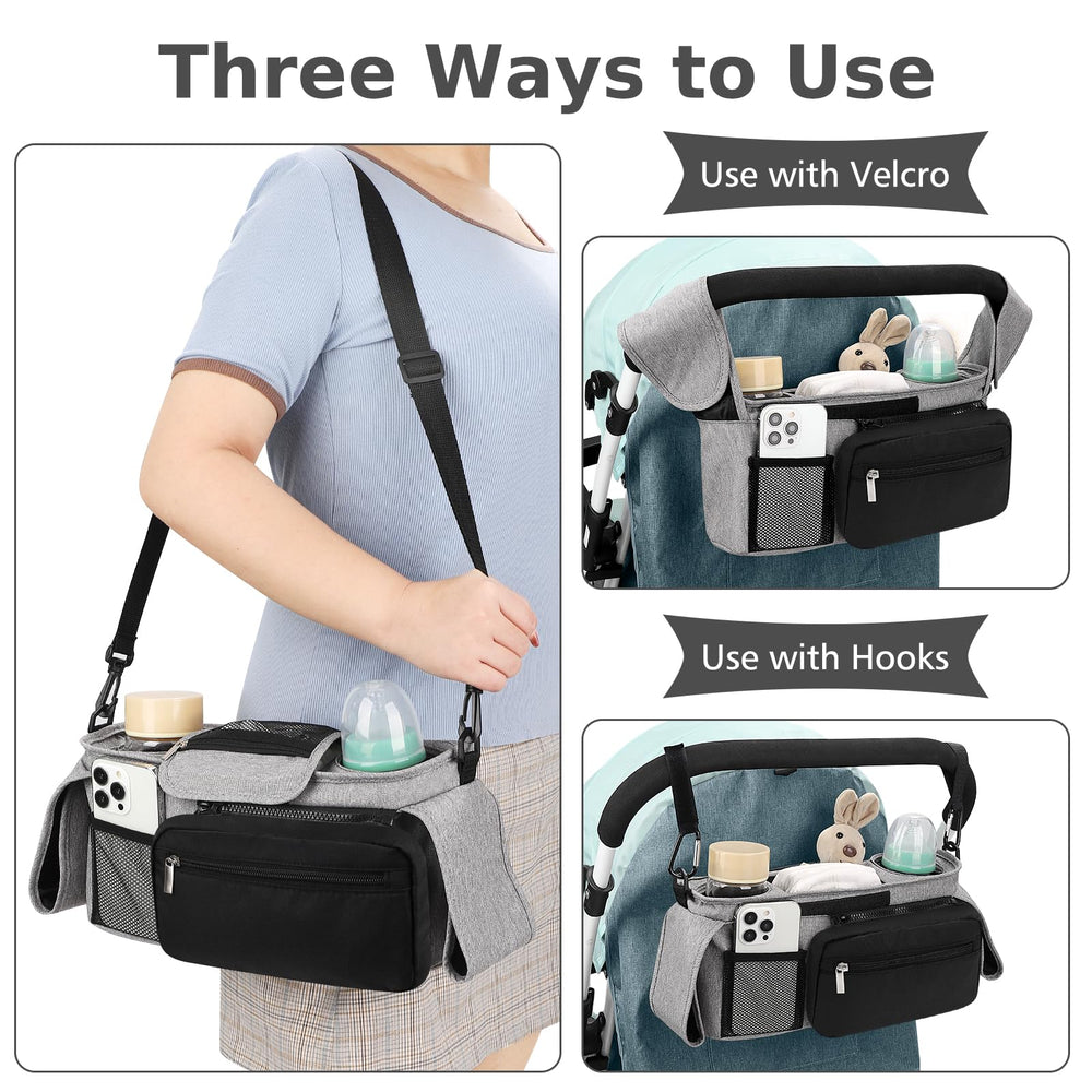 Accmor wristband pocket detaches for quick carry when not using the stroller.