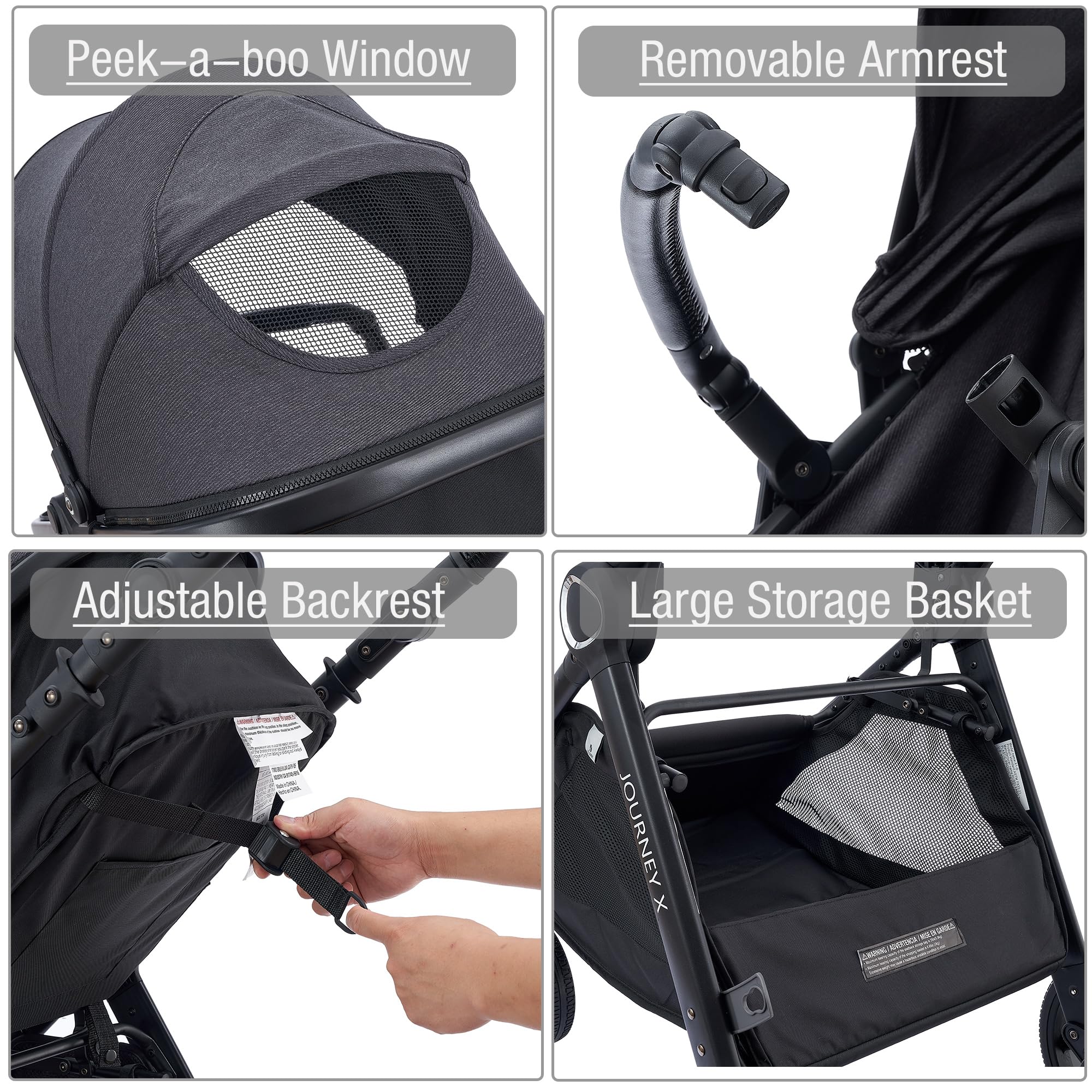ACCOMBE compact fold for easy storage and travel