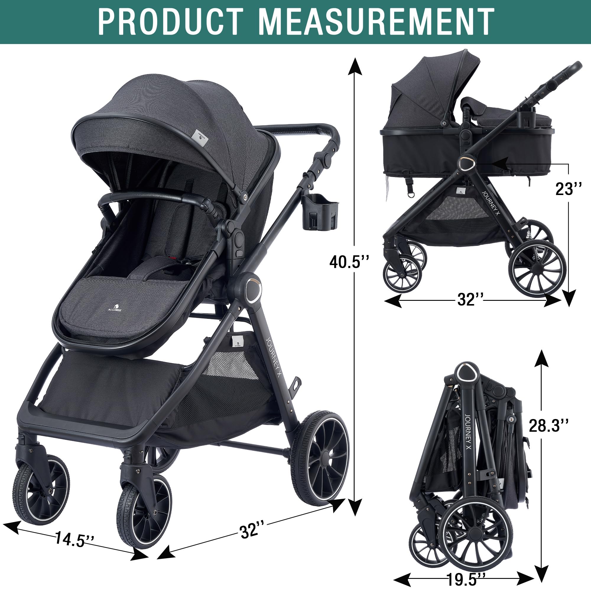ACCOMBE detachable foot cover keeps little feet warm outdoors