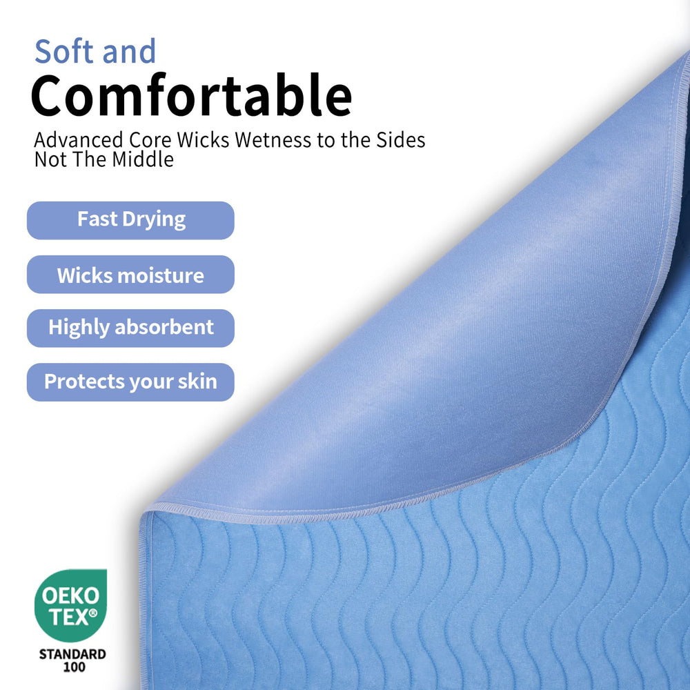 Accompagner bed pad assembly showing quick-change setup for care routines.