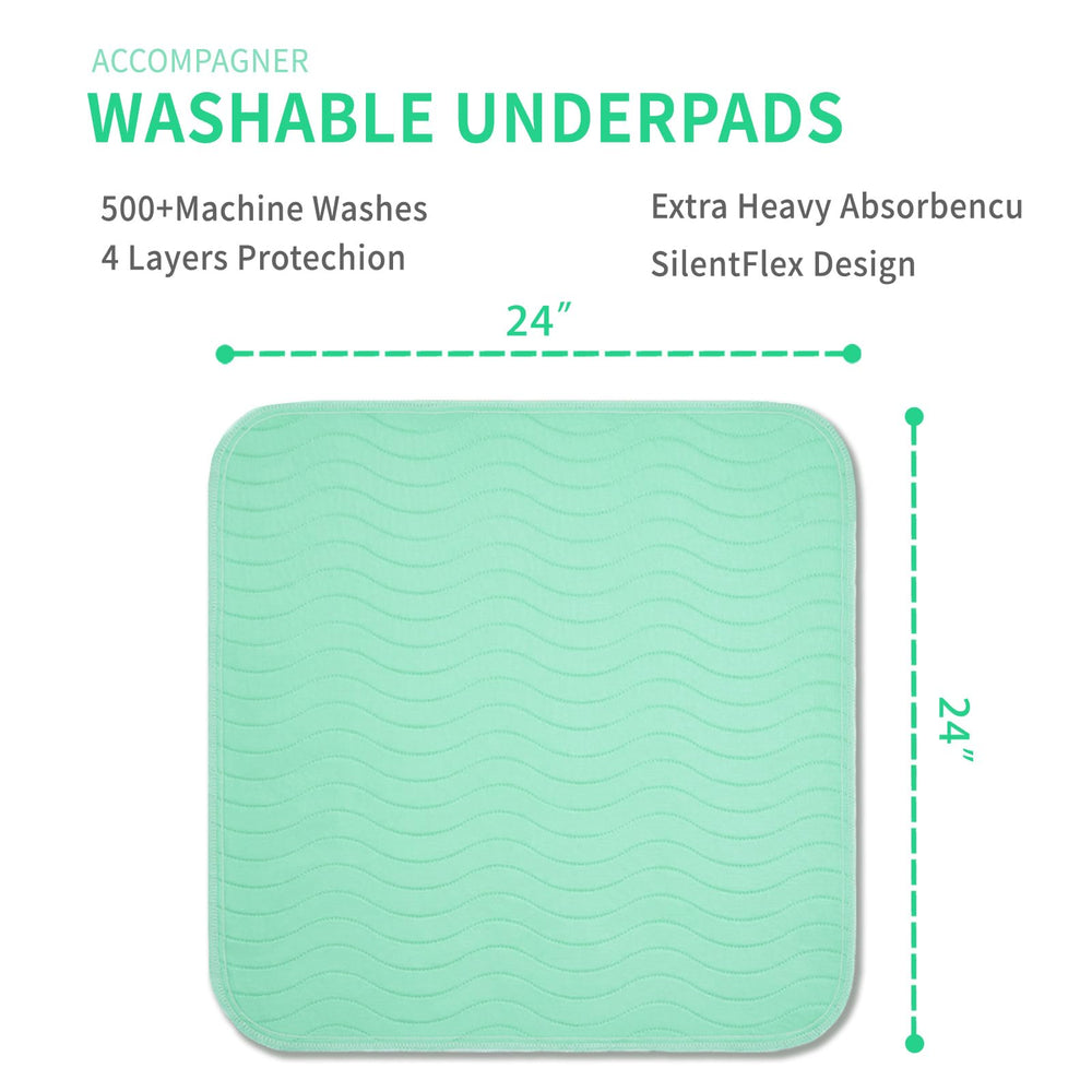 Accompagner dog pad 24x24 provides a clean dry surface for pets