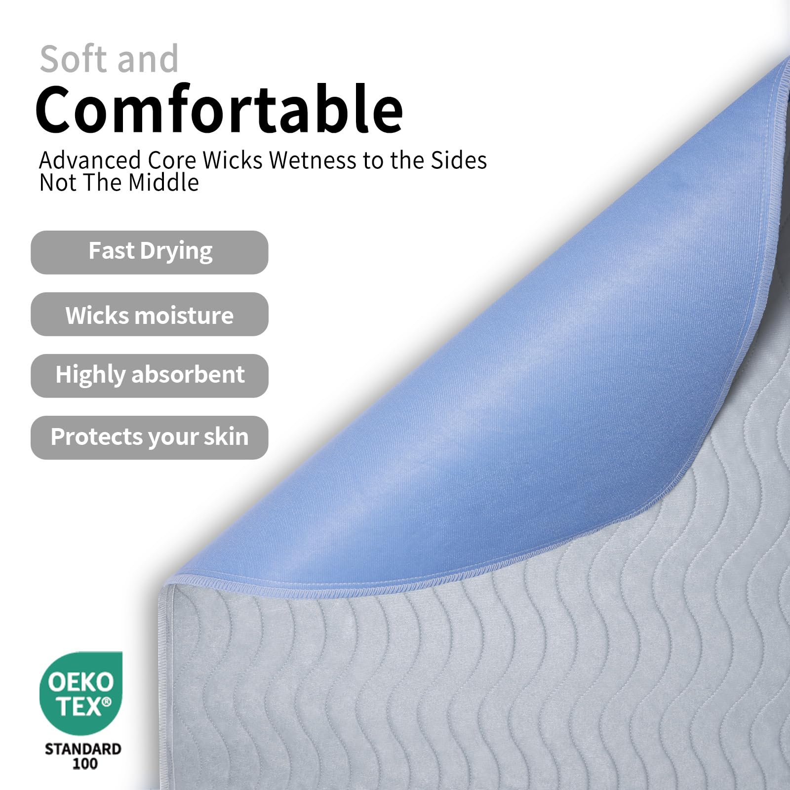 Accompagner four-layer absorbency design demonstrates quick spill containment