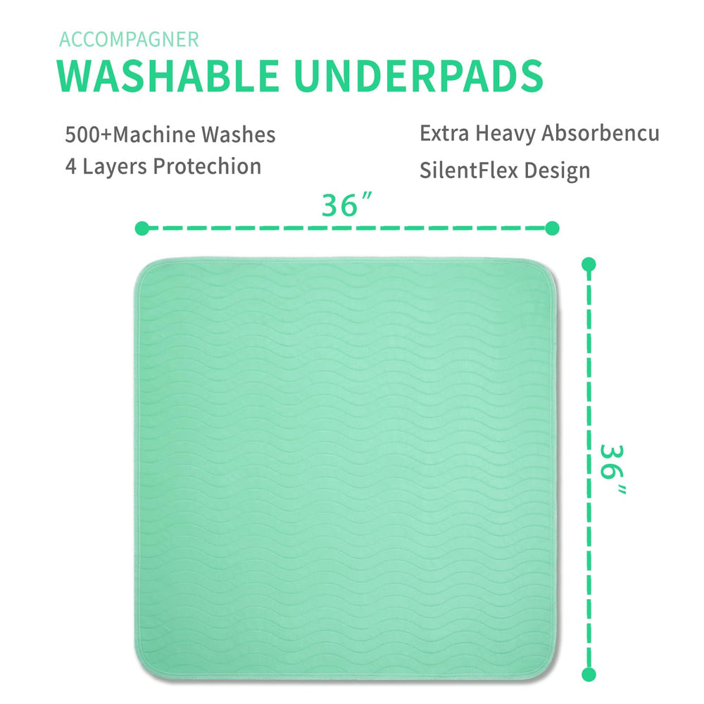 Accompagner pad fabric indicating skin-friendly material for sensitive skin