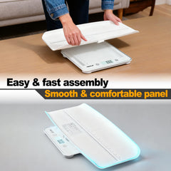 ACCT scale hold function preserves measurement for easy reading.